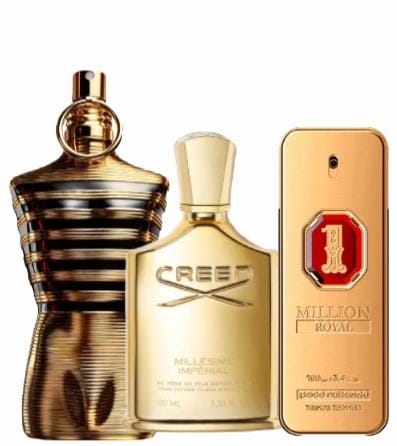 Promo 5:ONE MILLION ROYAL 100 ML +  🎁 GRATIS: CREED IMPERIAL 100 ML + GRATIS: JPG Le Male ELIXIR 125 ML