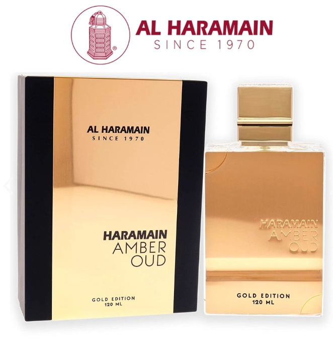 Al Haramain Amber Oud Gold Edition 120 ML + Perfumero GRATIS + Envío GRATIS