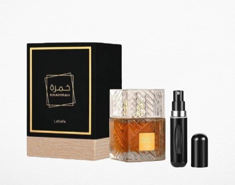 Khamrah Lattafa 100 ML + Perfumero GRATIS + Envío GRATIS.